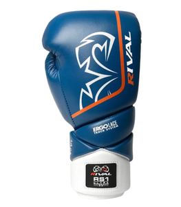 Gants de boxe professionnels en cuir PU Rival, les plus vendus, avec fermeture auto-agrippante, légers, respirants, pour entraînement et sparring adulte, personnalisables - Product Image 3