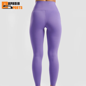 Leggings Deportivos de Cintura Alta, Súper Suaves, Elásticos, Ligeros, Transpirables, de Secado Rápido, Ecológicos, para Gimnasio y Yoga, con Cintura Elástica - Product Image 5