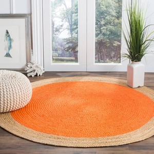 Alfombra Oriental Geométrica de Yute, Rectangular, Tejido Plano, Hecha a Mano, Ecológica, Reversible, Apta para Mascotas, para Picnic y Uso Doméstico - Product Image 4