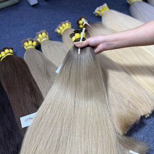 Extensions de cheveux naturels vierges vietnamiens de Hanoi, qualité supérieure, prix usine, en vrac, avec pointes complètes, logo personnalisé, toutes couleurs, par NASA HAIR VIETNAM - Product Image 1