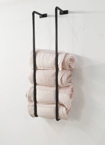 Porte-vêtements minimaliste à double niveau en métal, support de rangement rectangulaire durable en acier au carbone pour armoire - Product Image 3