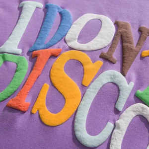 Sweat-shirt à capuche Don't Disco Puff Print pour homme, en coton French Terry, coupe ample, décontracté, automne, avec poche, logo sur le devant, ODM - Product Image 5