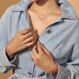 Anillo Solitario de Moissanita con Corte Brillante Redondo, Plata de Ley 925, Oro de 10k, 14k, 18k, Platino, Amarillo, Rosa, Blanco, 1.00 Quilates - Product Image 3