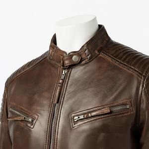 Nouvelle arrivée, veste blouson en cuir imperméable de haute qualité pour homme, design personnalisé, doublure en fourrure de vache, hiver, longue et fine - Product Image 2