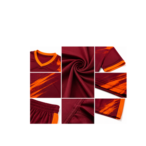 Vêtements de football américain à carreaux personnalisés, tailles plus grandes, maillots et shorts personnalisés, couleurs d'équipe, noms et numéros des joueurs, 100% polyester - Product Image 6
