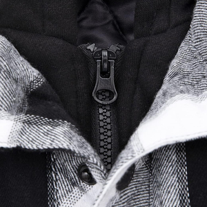 Nouveau design, sweat à capuche personnalisé pour homme, lourd, double couche, réversible, en flanelle, 100% coton, écologique - Product Image 5