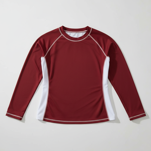 Camiseta de Natación UPF para Mujer, Manga Larga, Protección Solar, Secado Rápido, Elástica, Venta al Por Mayor - Product Image 5