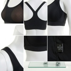 Sujetador Deportivo Personalizado para Mujer, Talla Grande, de Alta Calidad, Sublimado, Soporte Medio Frontal, Secado Rápido, Transpirable, Spandex/Nylon - Product Image 5