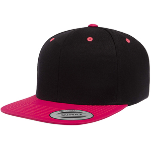 Gorra Negra de 6 Paneles con Cierre a Presión, Diseño de Trébol Rosa, Ajustable, Unisex, de Malla, Estilo Casual para Primavera/Verano - Product Image 3