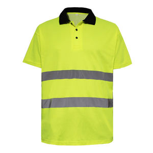 Camiseta Polo de Alta Visibilidad Reflectante y Económica para Hombre, Camiseta Polo de Seguridad de Manga Corta en Venta por Fazn Industry - Product Image 1