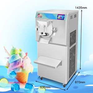 Máquina de helado italiano ICM-48S ETL de alta producción 125 L/H Bravo, máquina de helado duro, máquina de helado de agua italiana, máquina para comida callejera - Product Image 3