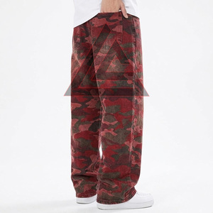 Pantalon cargo décontracté tendance pour homme, sur mesure, 100 % coton, avec fermeture éclair, délavé, évasé, respirant, vente en gros - Product Image 3