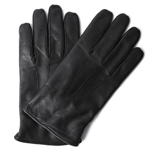 Winter Gloves Black Color Outdoor Warm Winter Gloves Leather Gloves From Pakistan - Product Image 1