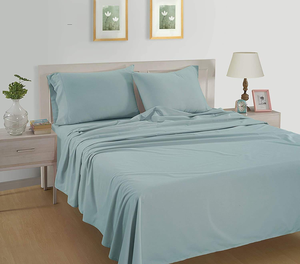2026 Trendy Design 4 Piece Hotel Luxury Super Soft Flat Fitted Sheet <b>Sets</b> - Product Image 4