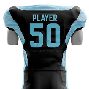 Vêtements de sport, couleur unie, respirant, uniforme de football américain, léger, design personnalisé, uniforme de football américain - Product Image 5