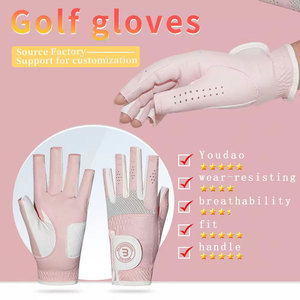 ถุงมือกอล์ฟแบบไร้นิ้วสำหรับผู้หญิง ผลิตในประเทศปากีสถาน ออกแบบเพื่อการยึดเกาะที่สบายมือ เหมาะสำหรับกิจกรรมกลางแจ้ง ขายดีที่สุด - Product Image 3