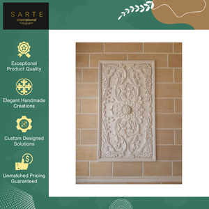 Exportador al por Mayor que Vende Paneles de Mural de Pared de Piedra Arenisca Ecológicos, Hechos a Mano, con Diseño Personalizado de Alta Calidad y Tallado Intrincado - Product Image 3