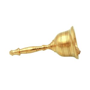 กระดิ่งทองเหลืองมือที่ทำด้วยมืออันหรูหราสำหรับการตกแต่งบ้าน pooja - Product Image 4