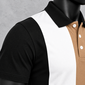 T-shirts en polyester tricoté personnalisés brodés et imprimés 2025, séchage rapide, manches courtes, coupe décontractée, vêtements d'été pour hommes - Product Image 5