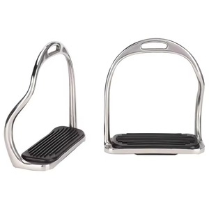 Estribos de Equitación de Alta Calidad 2026, Acero Inoxidable, Reposapiés de Goma, Diseño Antideslizante, Comodidad y Seguridad para Deportes Ecuestres - Product Image 3
