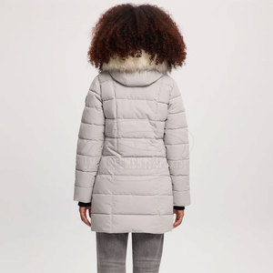 Calidad superior al por mayor Mujeres Parka Chaqueta Logotipo personalizado Precio barato Mujeres Parka Chaqueta - Product Image 3