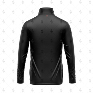 Nouvel Arrivage – Chemise Polaire Décontractée à Demi-Zip, Coupe Classique, Imprimée sur Mesure, Respirante, en Tissu Tricoté Polyester Teint Uni pour l'Hiver - Product Image 3