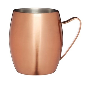 100% Pure Handmade Smooth Copper Moscow Mule Mugs Bulk Custom 16oz <b>Metal</b> Beer Cup Cold Cocktail Drinking Mug Barware Copper Mug - Product Image 4