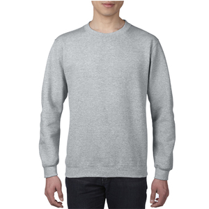 Sweat-shirt de luxe épais et uni en coton 100% avec col rond, personnalisable et brodé, pour homme - Product Image 4