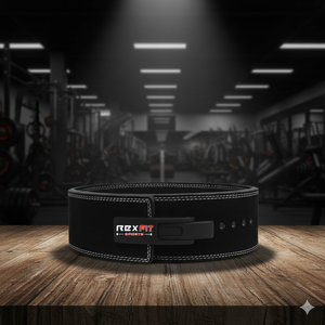 Ceinture de musculation Rexfit Sports en cuir véritable haute résistance pour l'entraînement de force, soutien du bas du dos, ceinture de gym pour hommes - Product Image 2