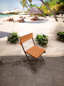 Conjunto de Jardín Plegable de Hierro, Diseño Minimalista, 2 Sillas y 1 Mesa, Muebles de Exterior Resistentes a la Intemperie, para Apartamentos, de Fábrica - Product Image 4