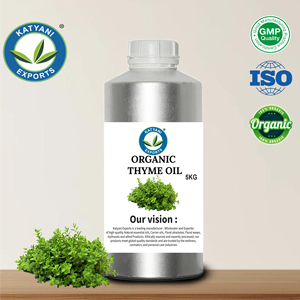Aceite esencial de tomillo orgánico destilado al vapor de Katyani Exports, aceite natural de Thymus Vulgaris para uso cosmético y aromaterapia. - Product Image 5
