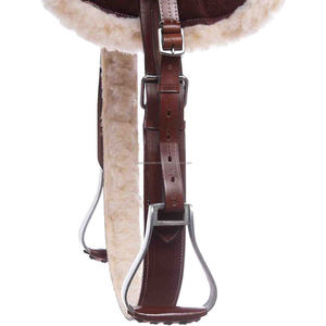 Y & Z-almohadilla Bareback de alta calidad, nuevo diseño, almohadillas para SILLÍN de algodón oscuro con estribos Y almohadilla de viga Bareback, suministro ecuestre - Product Image 3