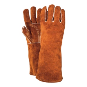 Most Popular Heavy-Duty Cowhide Split Leather Welding <b>Gloves</b> Reinforced Long Lasting Hand Protection Safety Cuff General Purpose - Product Image 1
