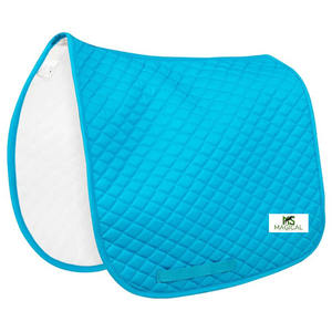 Almohadillas de alta calidad para sillas de montar de doma, perfectas para el entrenamiento y ofrecen un ajuste cómodo con material de microfibra de poliéster y algodón. - Product Image 1