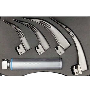 Juego de Instrumentos Quirúrgicos Ortopédicos Manuales de Fibra Óptica para Puente Óseo al por Mayor, 9 Cuchillas de Acero Inoxidable Miller de Calidad Premium - Product Image 2