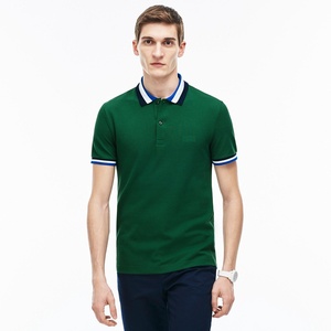 Camisa Polo para Hombre de Alta Calidad al por Mayor, Transpirable, Antiarrugas, Diseño Personalizado, Corte Casual, Cuello y Puños con Ribete, 100% Algodón Orgánico - Product Image 5