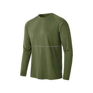 T-shirts pour hommes, coupe ajustée, séchage rapide, col rond, vêtements de sport, logo personnalisé, style sportif, motif paisley, tissés, teints en uni, en gros - Product Image 5