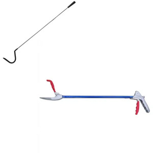 Superior Quality Eco-Friendly Aluminum Collapsible Snake Tongs Hook Reptile Amphibian Accessories GREEN SWIFT INDUSTRIES - Product Image 1