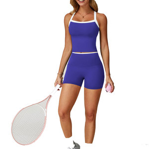 High Demanding Women's Yoga <b>Sets</b> Eco Friendly Customized Packaging Anti Bacterial Solid Color Pattern Quick Dry 2 Piece <b>Sets</b> - Product Image 5