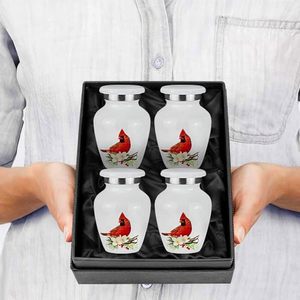Premium Aluminum <b>Keepsake</b> <b>Memorial</b> Urn Funeral Ash Container Crafted With Artistic Smooth Texture And Elegant Appearance - Product Image 4