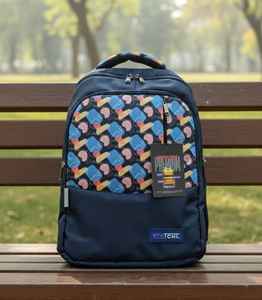 Sac à dos pour ordinateur portable résistant à l'eau de 18 pouces, sac d'école en polyester imprimé sur mesure, grande capacité, sac à dos pour étudiants, fabricant OEM ODM - Product Image 1