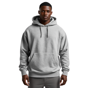 Sudadera con Capucha para Hombre, Corte Regular, Tejido Grueso de 400 GSM, con Bolsillo de Algodón 100% Antipilling, Estilo Urbano - Product Image 1