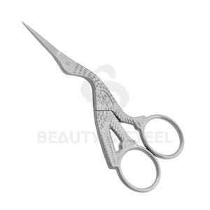 Tijeras de Belleza Elite para Recortes Detallados con Acero Inoxidable Quirúrgico de Alta Calidad y Elegante Silueta de Cigüeña - Product Image 3