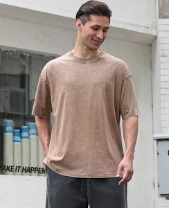 Camisetas de Algodón Oversize para Hombre Cortex, Manga Corta, Unisex, Casual, Holgadas, Lisas, Básicas, Estilo Urbano - Product Image 2