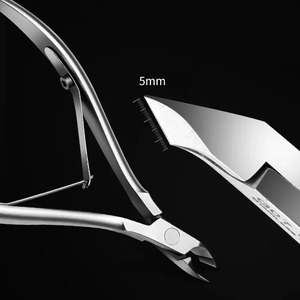 Coupe-cuticules professionnel en acier inoxydable, ciseaux à cuticules pour éliminer les peaux mortes, coupe-ongles durable et pratique pour manucure - Product Image 3