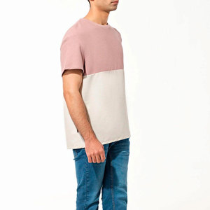 T-shirts pour hommes à col en V, coupe ample, 100 % coton, avec motif, anti-boulochage, étiquette personnalisée, prix de gros professionnel de premier ordre - Product Image 4
