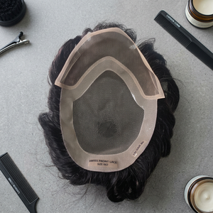 ทูเป้ผมแท้แบบอินเดีย Remy Hair ยี่ห้อ Taz Hair รุ่น Los Angeles Front Lace ทรงลอนลึกแบบหลวมๆ พร้อมแสกผม - Product Image 6