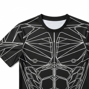 T-shirt de compression pour homme à séchage rapide, haut de sport athlétique à manches courtes, idéal pour la gym et l'entraînement, vêtement de sport moulant - Product Image 2