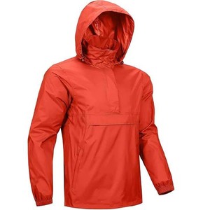 Veste de sécurité noire pour homme de haute qualité, coupe-vent en nylon personnalisable avec poches - Product Image 2
