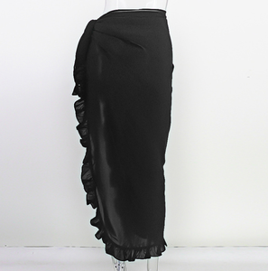 Sarong de plage pour femme avec volants, jupe enveloppante légère, paréo de bain pour les vacances d'été - Product Image 3